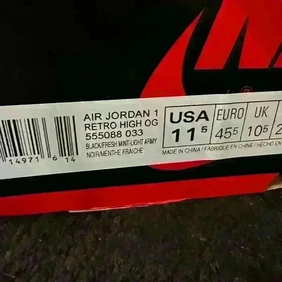 Air Jordan 1 Retro High OG Patina & Smoke Grey M 11